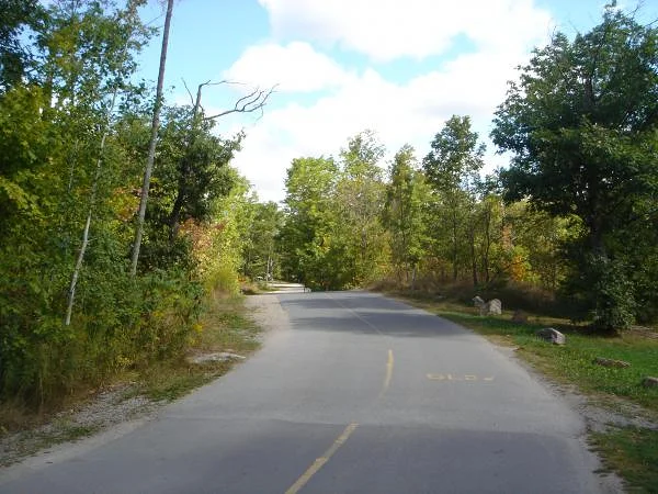 Sur la route du parc Sur la route du parc — Parc provincial Six Mile Lake (Canada)