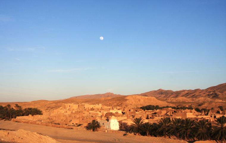 Ruines au clair de lune