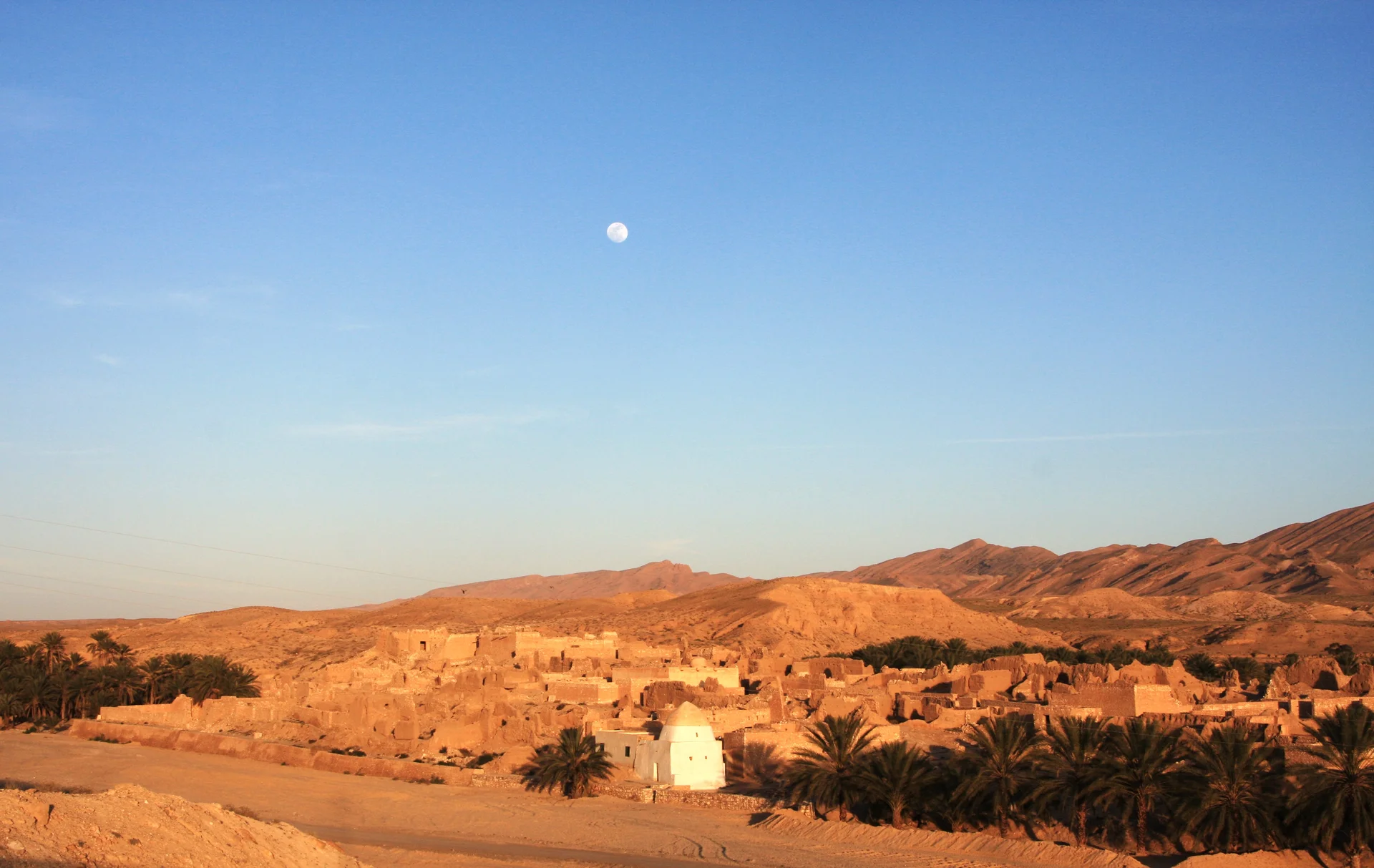 Ruines au clair de lune