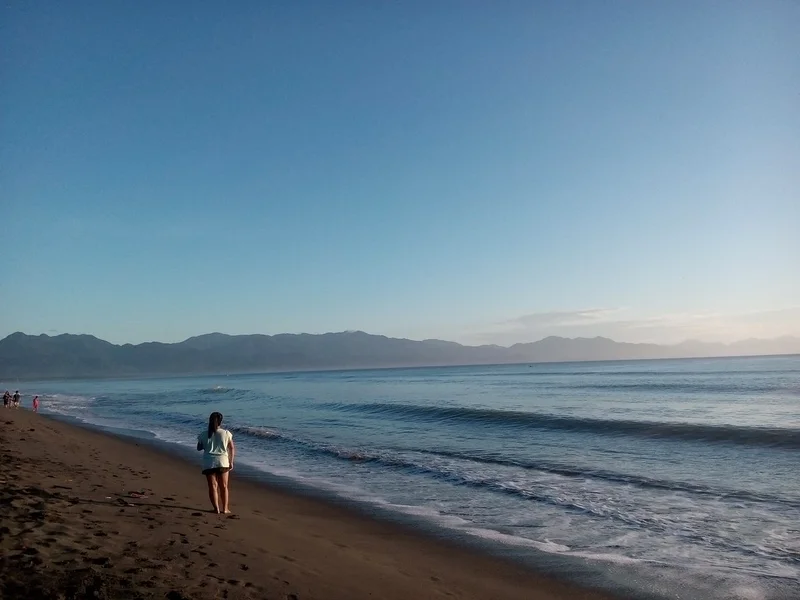 walking at the beach  (Philippines)