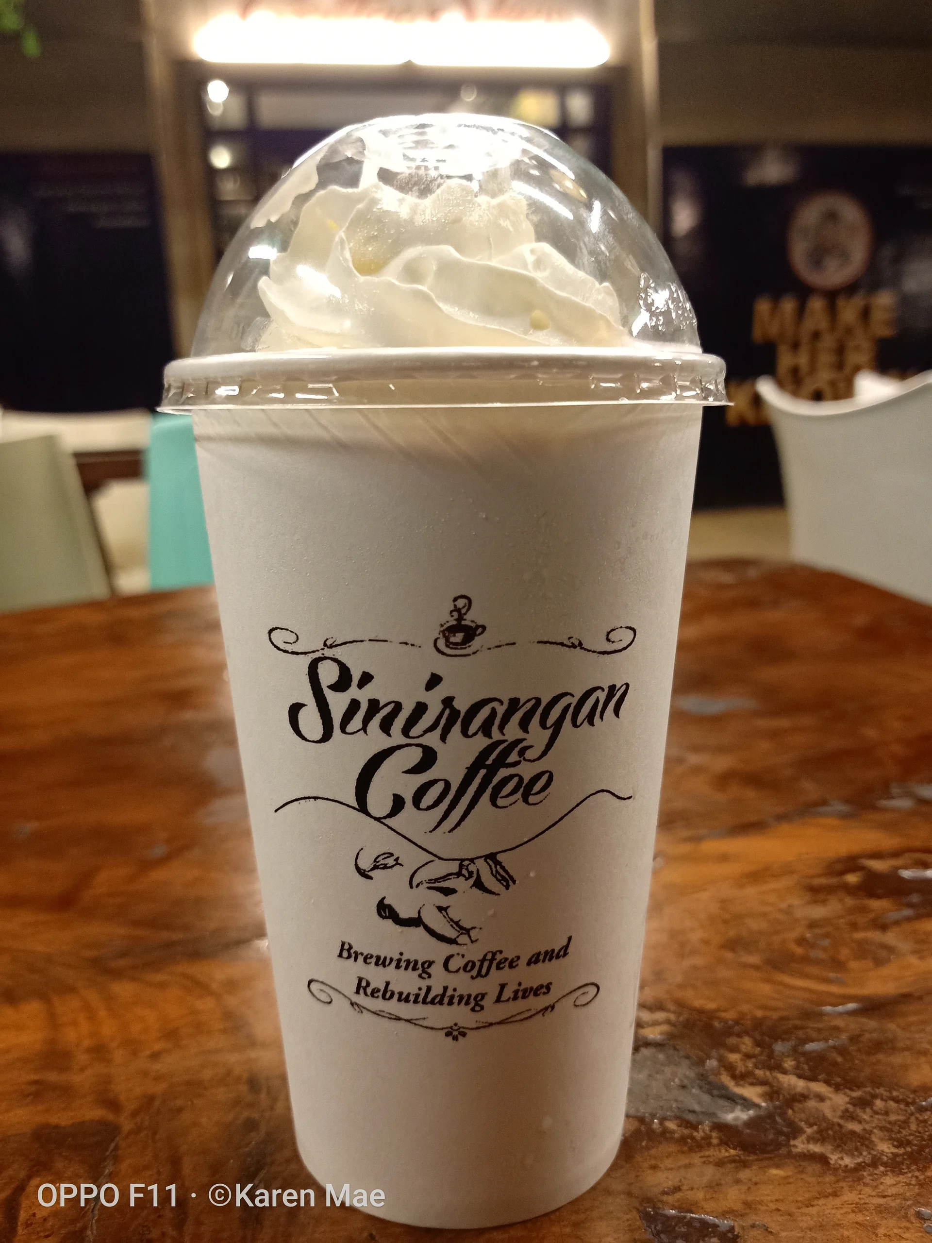 the Frappe coffee (Philippines)
