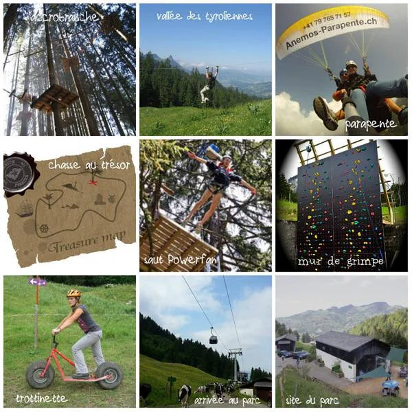 Les activités de Charmey Aventures