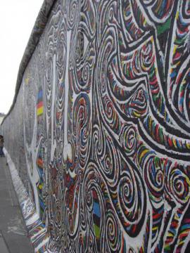 East Side Gallery sur le Mur de Berlin