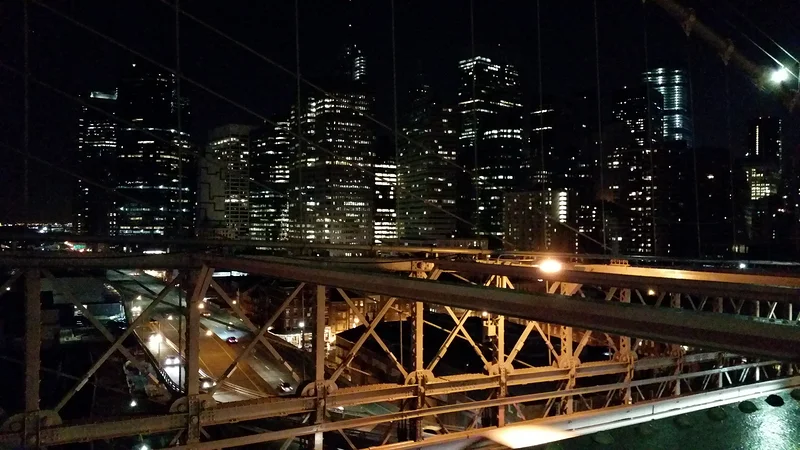Manhattan de nuit — New-York (Etats-Unis)