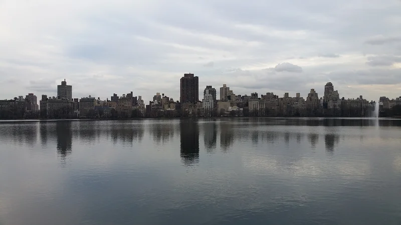 Réservoire Jacqueline Kennedy — Central Park de New-York (Etats-Unis)