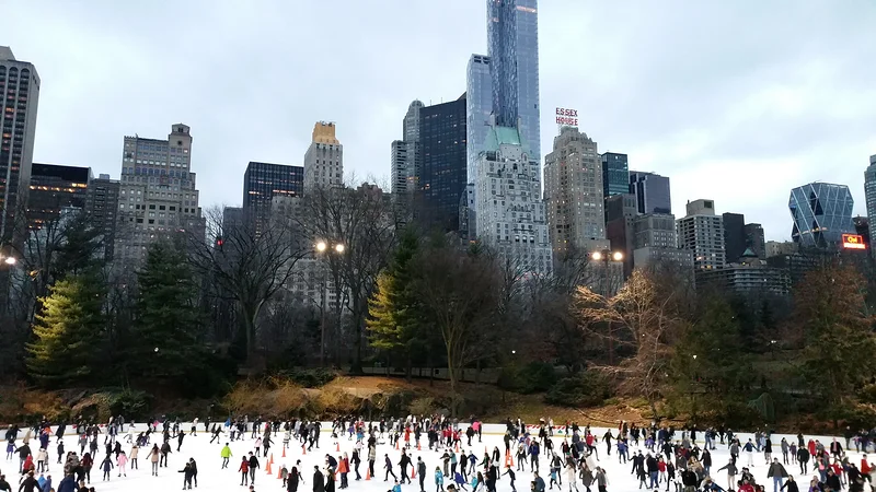 Patinoire Central Park — Central Park de New-York (Etats-Unis)