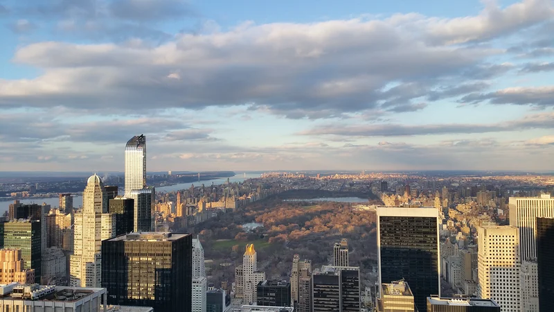 Panorama sur Central Park — Central Park de New-York (Etats-Unis)