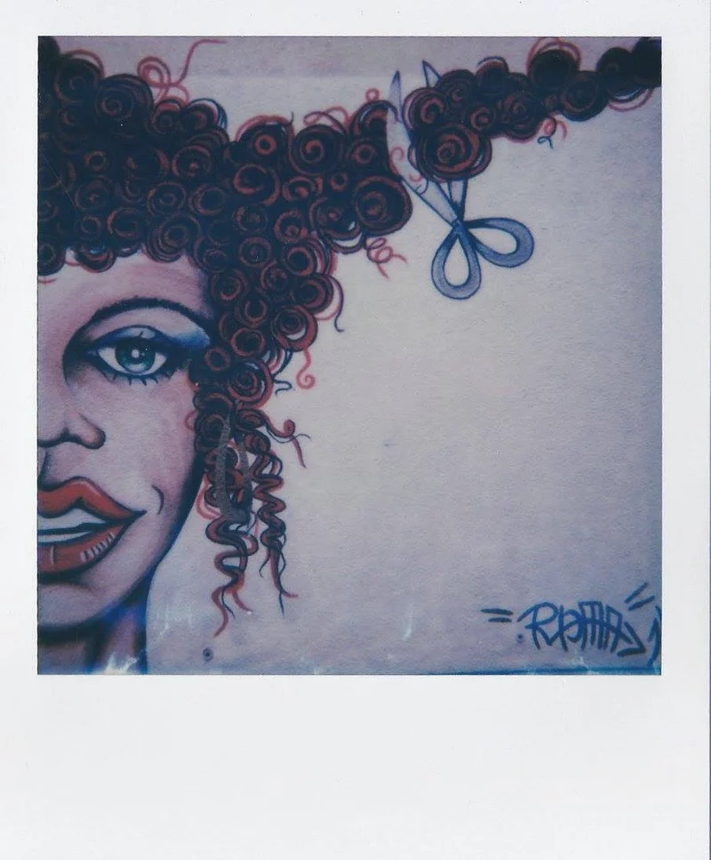 Le mur d'un salon de coiffure — Graz (Autriche)