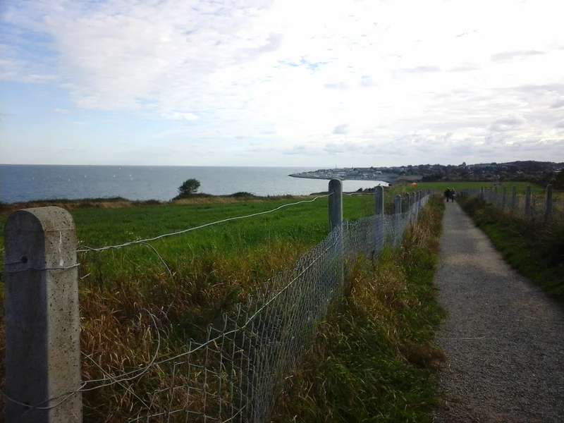 Fin de la balade entre Bray et Greystone — Bray (Irlande du Sud)