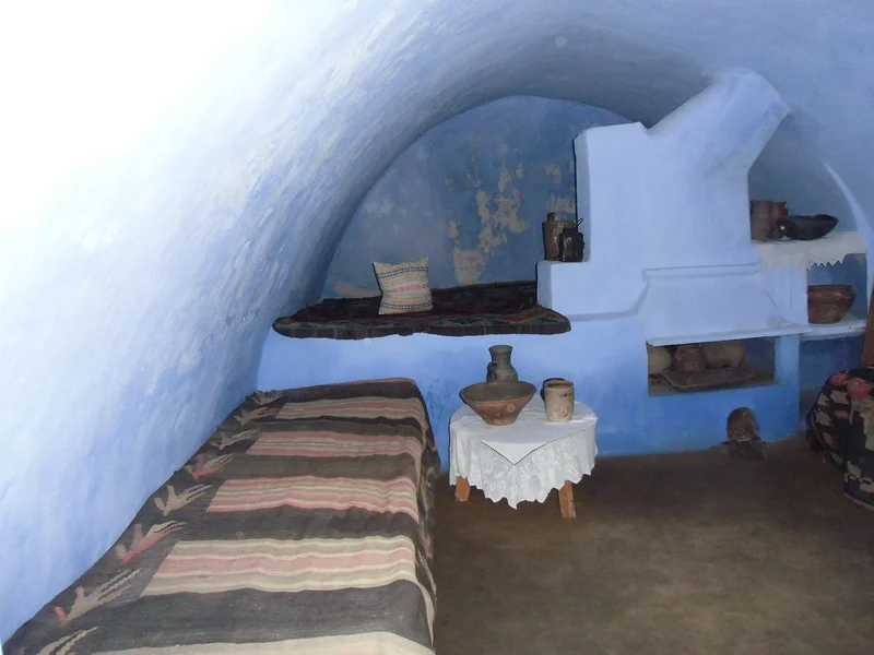 L'intérieur d'une maison (Moldavie)