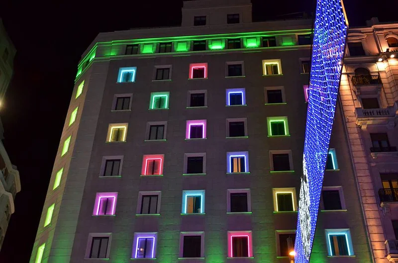 Madrid et ses illuminations de Noël — Madrid (Espagne)