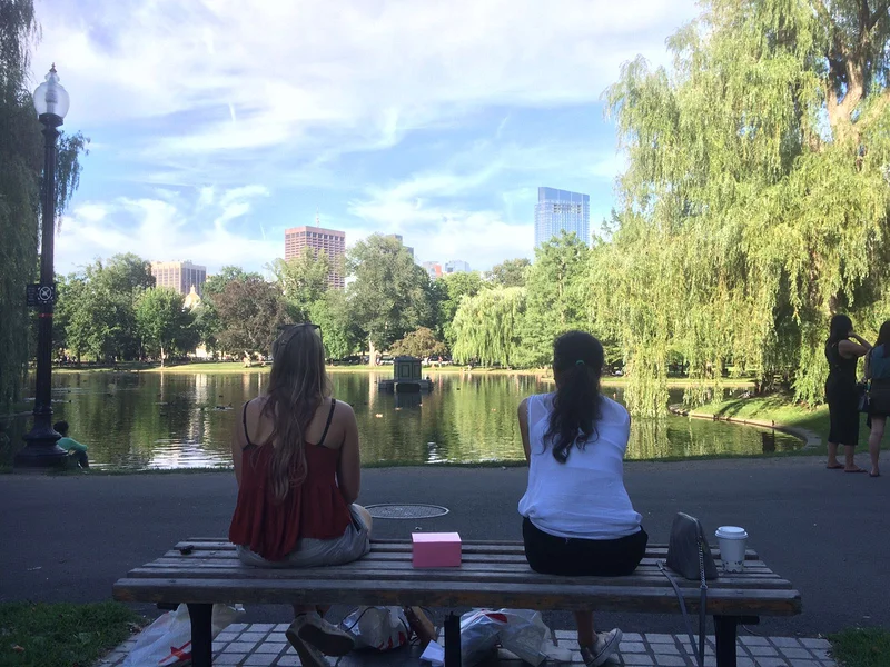 Au Boston Public Garden — Boston (Etats-Unis)