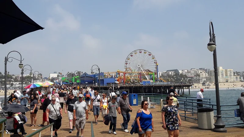 Santa Monica jetée — Santa Monica Pier (Etats-Unis)