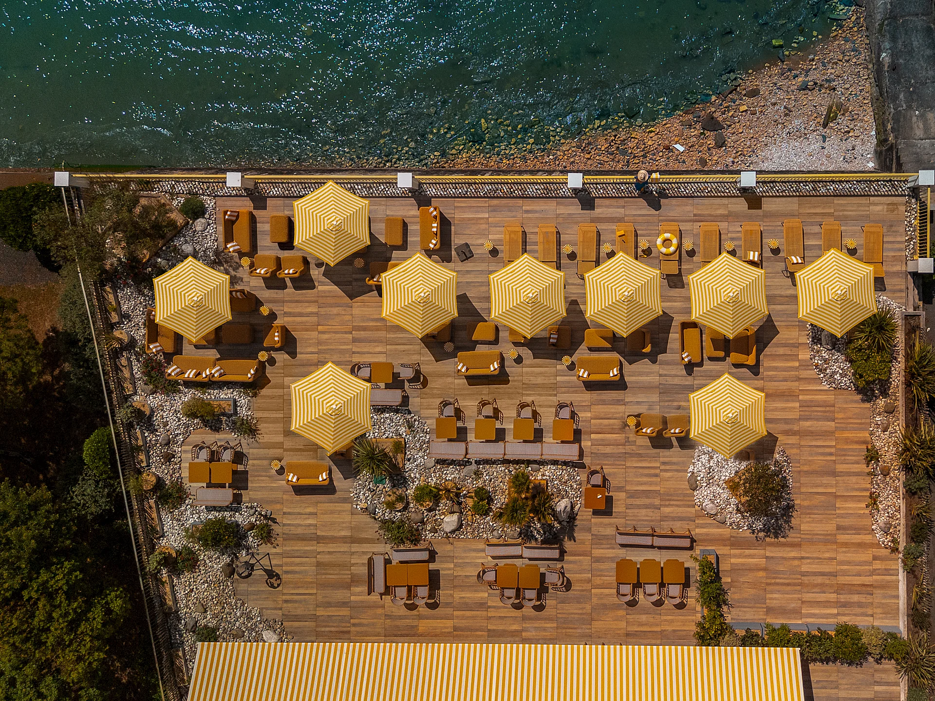 Terrasse de l'Hôtel Les Brises, La Rochelle