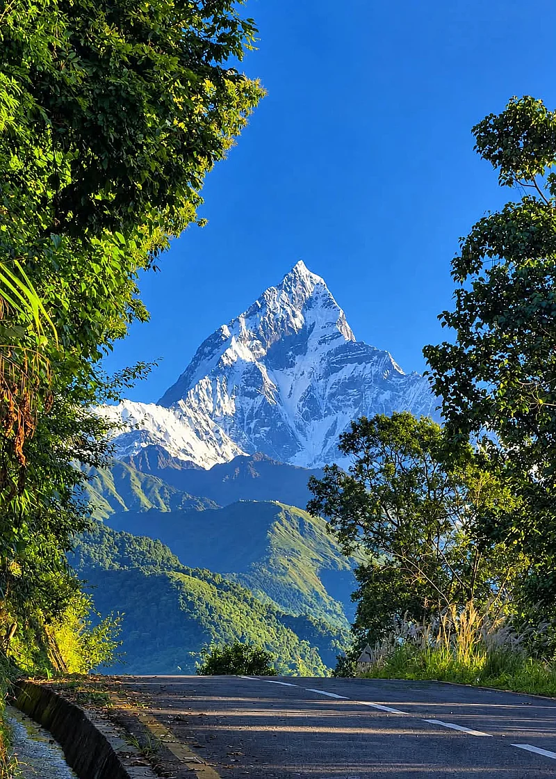Machapuchare Himalayas View