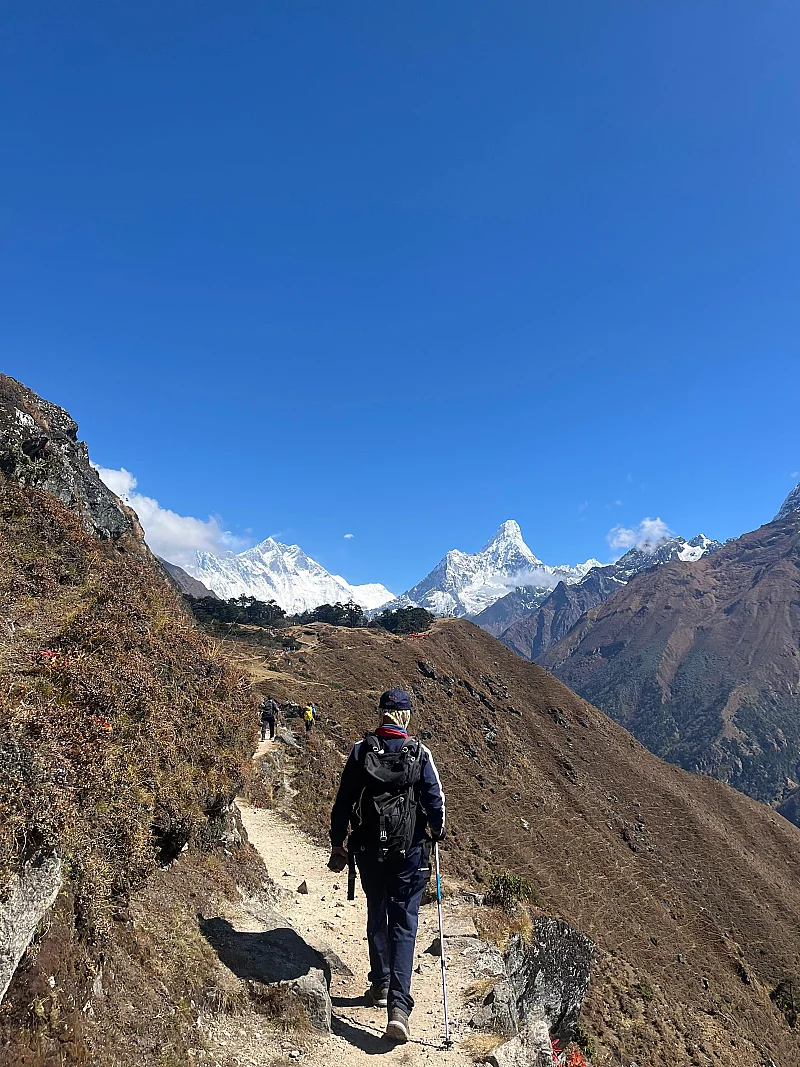 long climb up to Tengboche