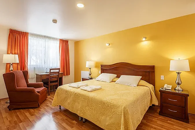 Chambre avec lit king-size – Hotel Casa González à Mexico