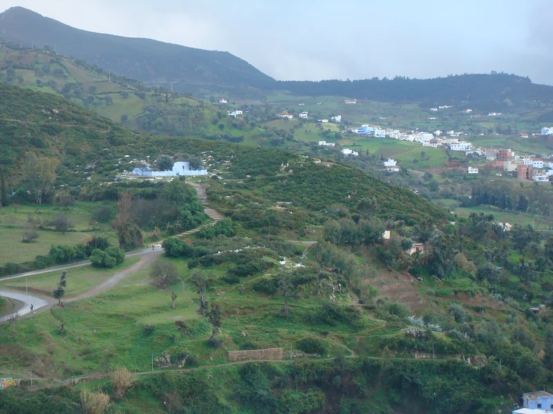 paysage autour de Chaouen — Chefchaouen (Maroc)