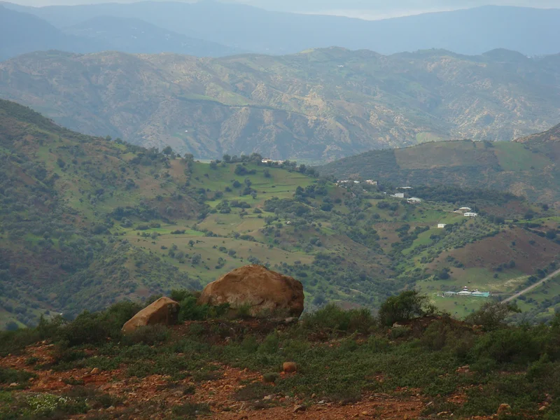 paysage autour de Chaouen — Chefchaouen (Maroc)