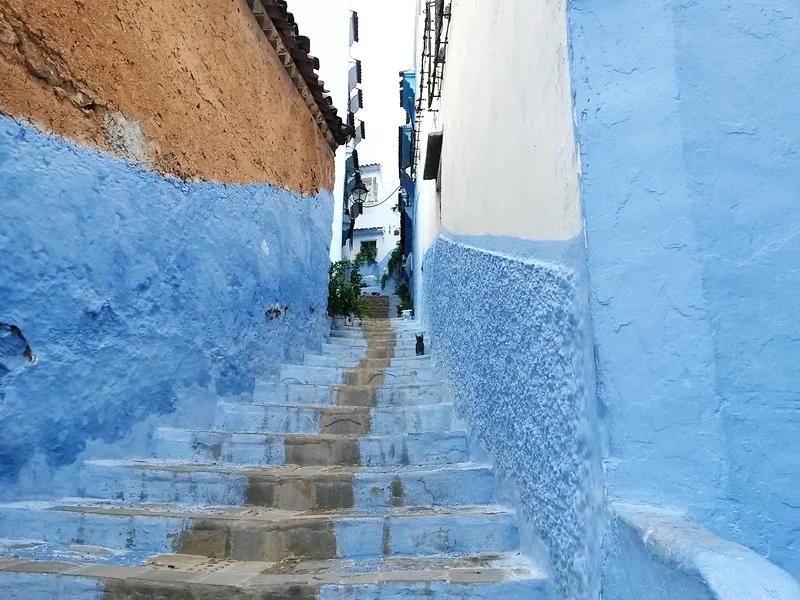ruelle de la kasbah — Kasbah de Chefchaouen (Maroc)
