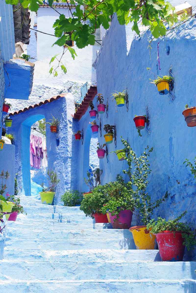ruelle de la kasbah — Kasbah de Chefchaouen (Maroc)