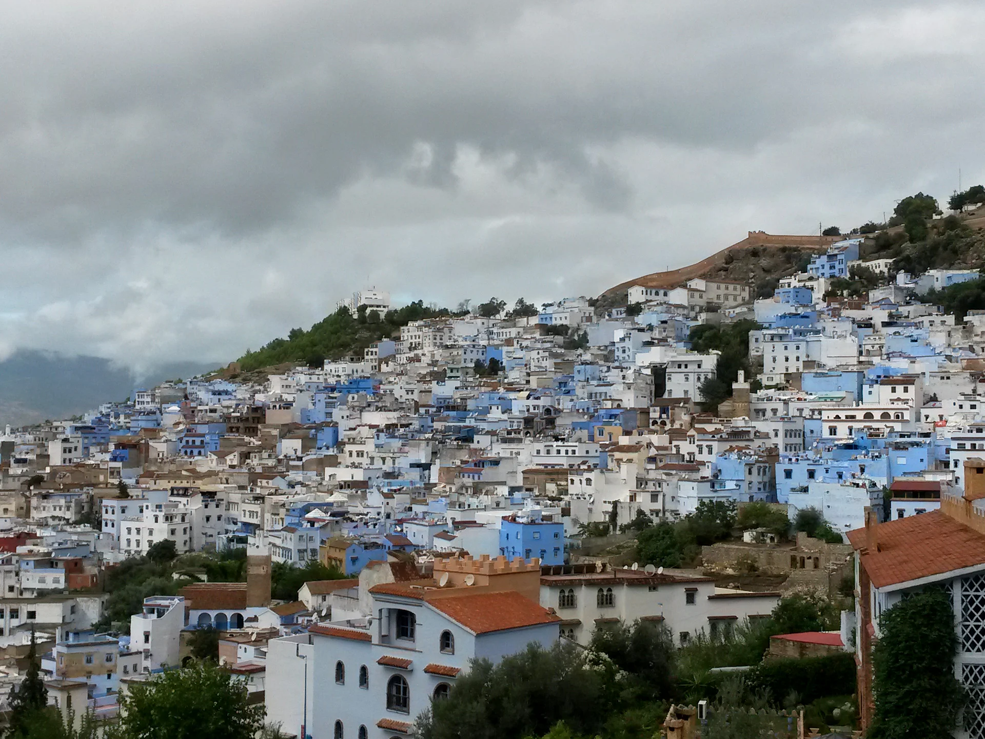 vue générale de la ville — Chefchaouen (Maroc)