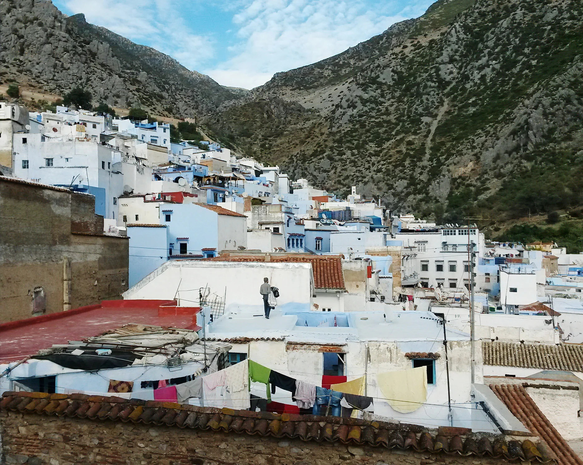 vue générale de la ville — Chefchaouen (Maroc)