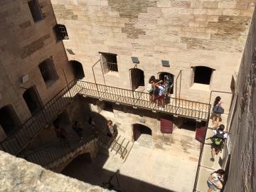 Cour intérieure de l'ancienne prison