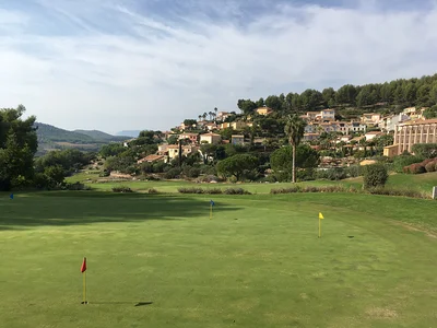 Green de practice + trou n°18