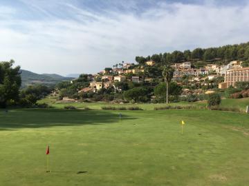 Green de practice + trou n°18