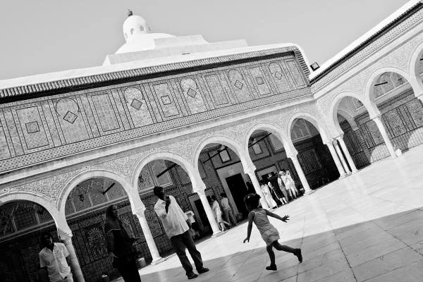 Intérieur de la Mosquée du Babrier — Kairouan (Tunisie)