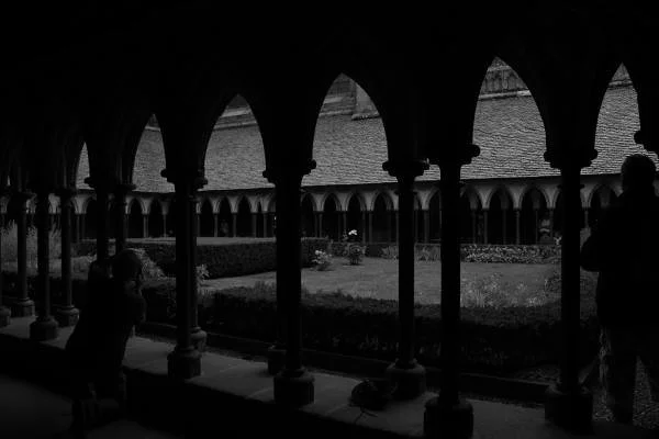 Cloitre du Mont saint Michel — Abbaye du Mont-Saint-Michel (France)