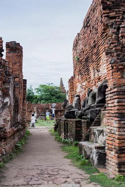 Ayutthaya — Temple Wat Phra Mahathat (Thaïlande)
