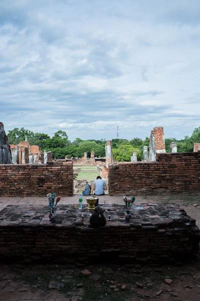 Ayutthaya — Temple Wat Phra Si Sanphet (Thaïlande)