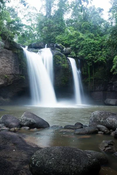 Cascade Haew Suwat — Parc national de Khao Yai (Thaïlande)