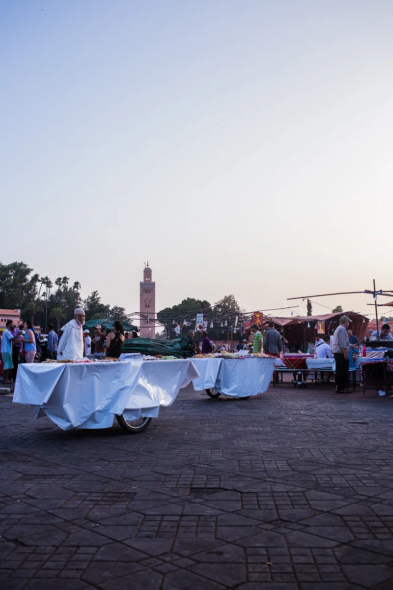 Marrakech 8 — Place Jamaa El Fna (Maroc)