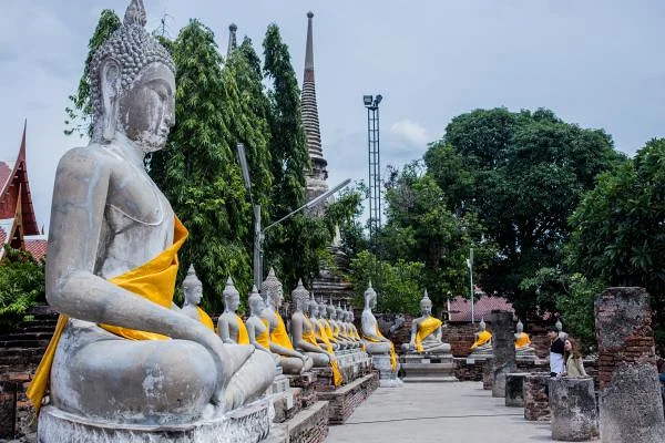 Ayutthaya — Temple Wat Yai Chai Mongkol (Thaïlande)
