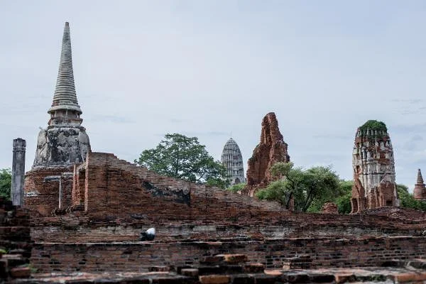 Ayutthaya — Temple Wat Phra Mahathat (Thaïlande)