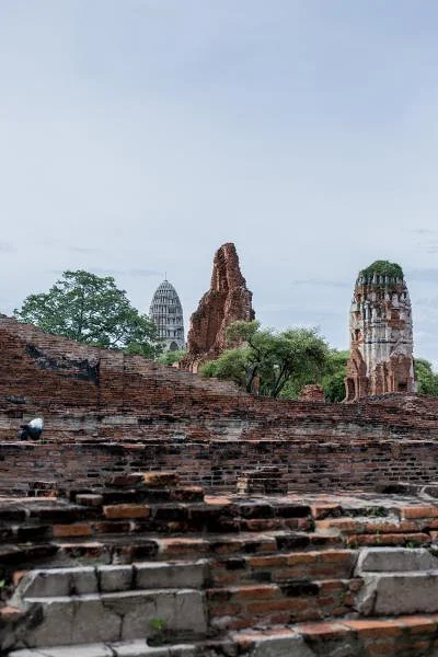 Ayutthaya — Temple Wat Phra Mahathat (Thaïlande)
