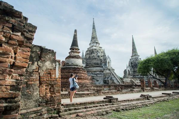 Ayutthaya — Temple Wat Phra Si Sanphet (Thaïlande)