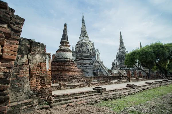Ayutthaya — Temple Wat Phra Si Sanphet (Thaïlande)