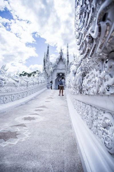 Entrée — Temple Wat Rong Khun (Thaïlande)