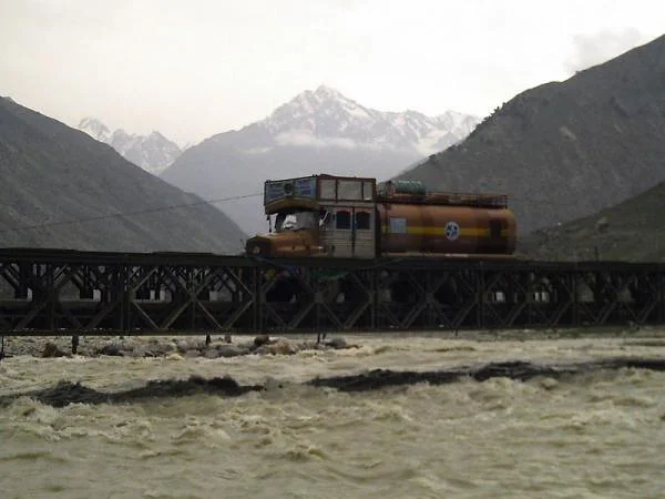 Rivière en crue (Inde)