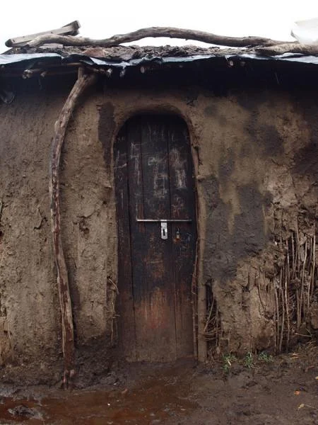 Maison masaï — Réserve Masai Mara (Kenya)