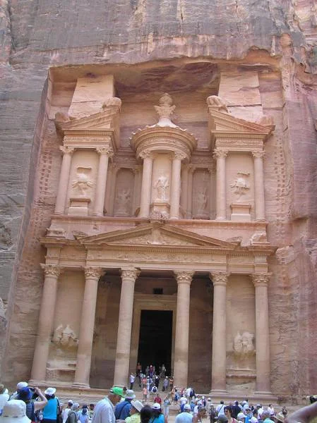 Façade du temple  — Ruines de Petra (Jordanie)