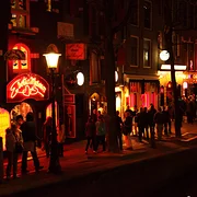 Quartier rouge d'Amsterdam