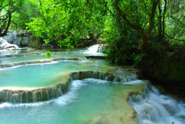 Rivière à Luang Prabang