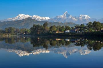 Lac Phewa à Pokhara