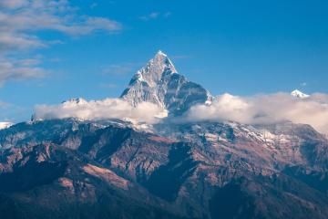 Le Machapuchare vu depuis Pokhara