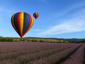 Vol en Montgolfière en Provence